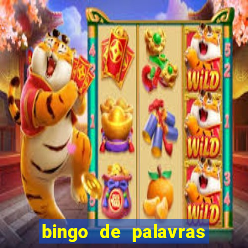 bingo de palavras cha de bebe